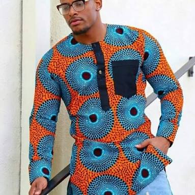plain and pattern ankara styles for male
