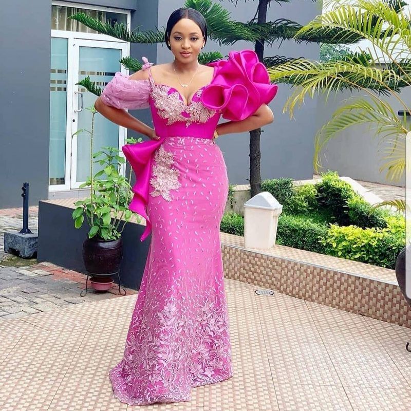 nigerian lace styles dress
