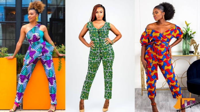 Ankara Jumpsuit Styles For Slim Ladies Ankara Jumpsuit Styles For Slim Ladies